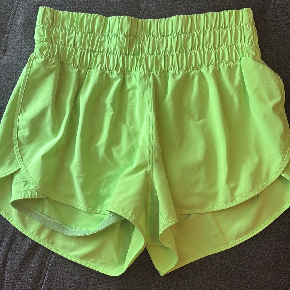 Neon Green Women's Shorts - CRZ yoga XL